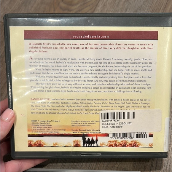 Bundle-7 Danielle Steel Audiobook CDs- Suspects, The Right Time, Betrayal, Rogue - Picture 9 of 16